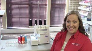 Juki MO1000 Serger Demo from Allbrands.com