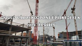 Zugló Városközpont (Bosnyák tér) építkezés - 2024. április