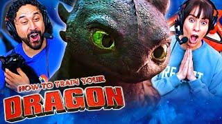 HOW TO TRAIN YOUR DRAGON (LIVE ACTION) TRAILER REACTION!! Gerard Buttler | Toothless | HTTYD