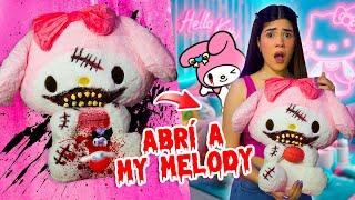 ABRÍ un PELUCHE de MY MELODY y ME GRITÓ algo MUY RARO | Ani Cat