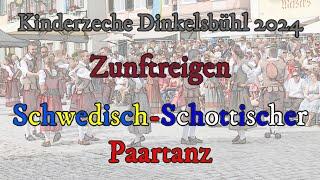 Kinderzeche Dinkelsbühl 2024: Zunftreigen - Schwedisch-Schottischer Paartanz