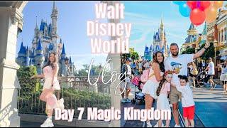 Orlando Florida Travel Vlog 2024| Magic Kingdom | Bibbidi Bobbidi Boutique| Cinderella's Royal Table