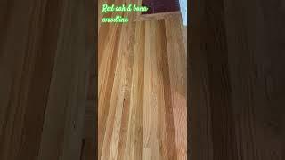 Red oak & bona woodline #flooringpdx #oak #refinishing #diy #hardwoodfloorrefinishing #hardwood