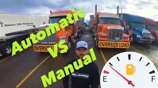 Automatic VS Manual Fuel Economy for Heavy Haul