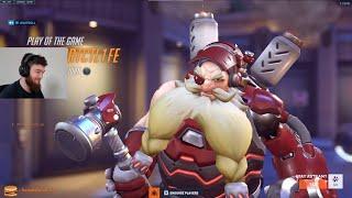 POTG! DAFRAN HOWING HIS NASTY SKILL AS TORBJORN OVERWATCH 2 RANKED GAMEPLAY SEASON 11