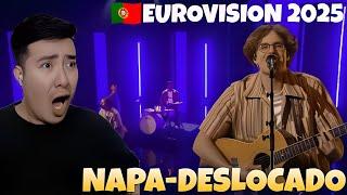  NAPA - Deslocado | National Final Performance | Eurovision PORTUGAL 2025 | REACTION