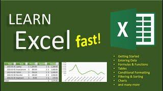 Learn Excel Fast! The Ultimate Beginner’s Guide (Only 12 Minutes!) | Excel for Beginners