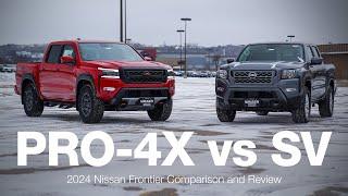 2024 Nissan Frontier SV vs Pro-4X | Comparison and Review