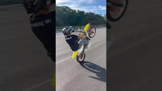 RM85 WHEELIE  #bikelife #2stroke #dirtbike