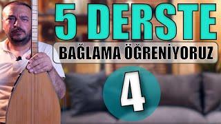 BEŞ DERSTE BAĞLAMA ÖĞRENİYORUZ 4 (Süslemeli Türküler,  Çarpmalı Türküler ) 5 TANE TÜRKÜ ÇALIYORUZ.