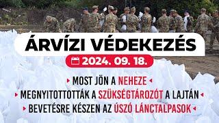 Árvízi védekezés 2024.09.18.