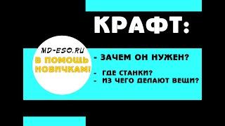 Крафт (выпуск1):как начать, станки, виды, ресурсы, зачем он нужен