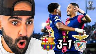 Fc Barcelona DESTROY Benfica 3-1 UCL I LAMINE YAMAL IS SPECIAL