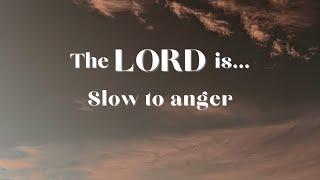 THE LORD IS SLOW TO ANGER - Stanhope Church 14th January 2024