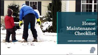 January Home Maintenance Checklist | ANHWP