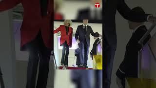 French President Macron slapped by his wife on plane | The Express Tribune