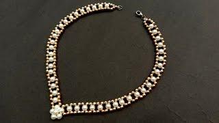 How To Make//Simple & Easy Pearl Necklace At Home// Useful & Easy