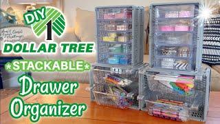 *STACKABLE* Drawer Organizer!!! | Drawers Move | Dollar Tree DIY!