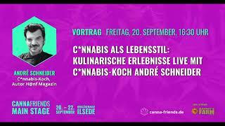  Cannabis als Lebensstil: Live-Kochen mit André Schneider  #HealthyLifestyle #Superfood