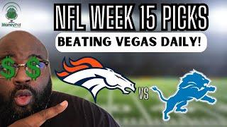 NFL Week 15 Picks & Predictions  | Lions vs Broncos  | MoneyPot Betting