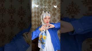 Silk Hijab Styles by Areeba_tahir_ Full Video #tutorial#easyhijabtutorial#hijabstyle#fashion