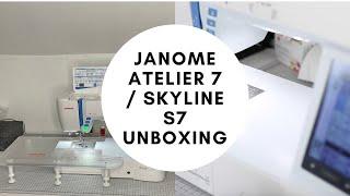 My New Sewing Machine! Janome Atelier 7 / Skyline S7 Unboxing & Stitch Demonstration | Ryan Rix