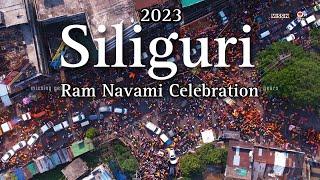 Siliguri Ram Navami Celebration 2023 with drone shots | siliguri ram navami rally