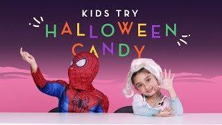 Kids Try Halloween Candy | Kids Try | HiHo Kids