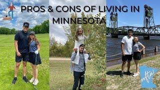 PROS AND CONS OF LIVING IN MINNESOTA!! / MOVING TO MINNESOTA / SURVIVING THE COLD