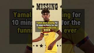 The reason Lamine Yamal went MISSING vs Porto  #football