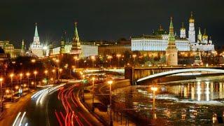 Прогулка по ночной Москве. A walk through Moscow at night.