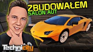  ZBUDOWAŁEM SALON... PIERWSZE KROKI - REALISTYCZNY Minecraft/Scrap?! [#2] TECHNICITY Gameplay PL