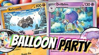 Drifblim Does an Explosion Loop!  Final OHKO W/Reversal Energy, Relicanth & Tulip. PTCGL Lana