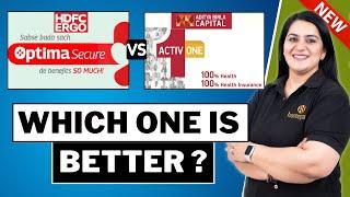 HDFC ERGO Optima Secure VS Aditya Birla Activ One | HEALTH INSURANCE COMPARISON | Gurleen Kaur Tikku