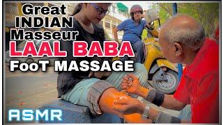 ASMR Foot Massage || Spiritual Exorcism Of LaL Baba Foot Massage || Smokey Oil #asmr #footmassage 4K