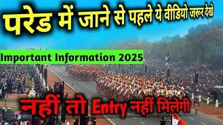 Republic Day parade ticket booking 2025 | Important information before going parade