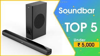 Top 5 Soundbar Under 5,000 | Best 5 Soundbar Under 5k | In India