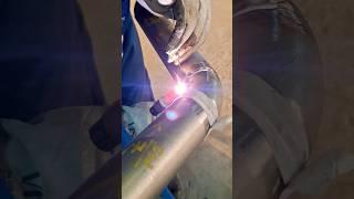 3 inch pipe joint root weld tig welding technique #welder #weldingtipsandtricks #shorts #technical