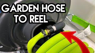 How to Connect Garden Hose to High Pressure Hose Reel