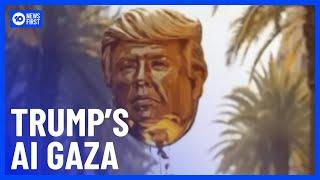 Donald Trump Shares Concerning AI Video Of Gaza| 10 News First