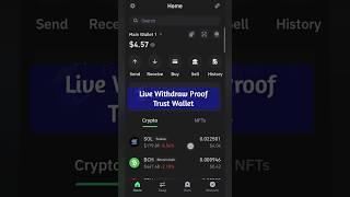 Earn Solana Live Withdraw Proof Trust Wallet Binance#roblox#earnmoneyonline#free#legit#warzone#short