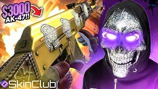 SKINCLUB AK-47 GOLD ARABESQUE FROM TOP BATTLE CASE !? (Skinclub Promo Code 2025)