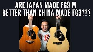 Is the FG9 M better than the China made FG180 50th Anniversary ( FG3 ) Yamaha