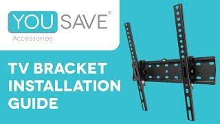 TV Wall Bracket Installation Guide - The Yousave Accessories Easy To Follow Wall Mount Tutorial