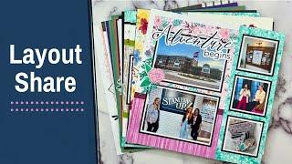 Scrapbook Ideas to Try | My First Layouts Using Stampin' Up Supplies