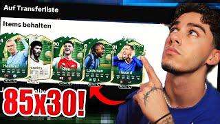 MEIN 85x30 PACK!! NEUE WL REWARDS BESTÄTIGT 11x WINTER WILDCARD GEZOGEN.. EA FC 25