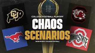 College Football Playoff CHAOS SCENARIOS, upsets and spoilers that could shake up the bracket