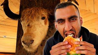 What Does YAK MEAT Taste Like? Burgers & Steaks In Hunza, Pakistan