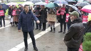 Incident tokom protestnog okupljanja u Kragujevcu