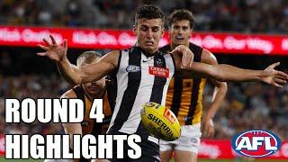 Nick Daicos Round 4 AFL Highlights (26 Disposals, 1 Goal) vs Hawthorn | 2024